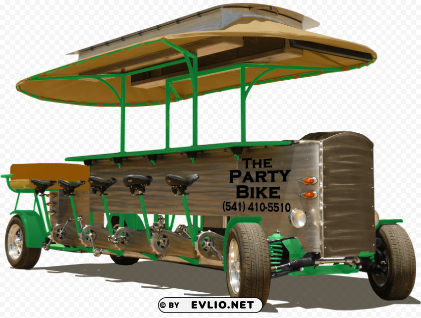 party bike PNG Image with Transparent Background Isolation