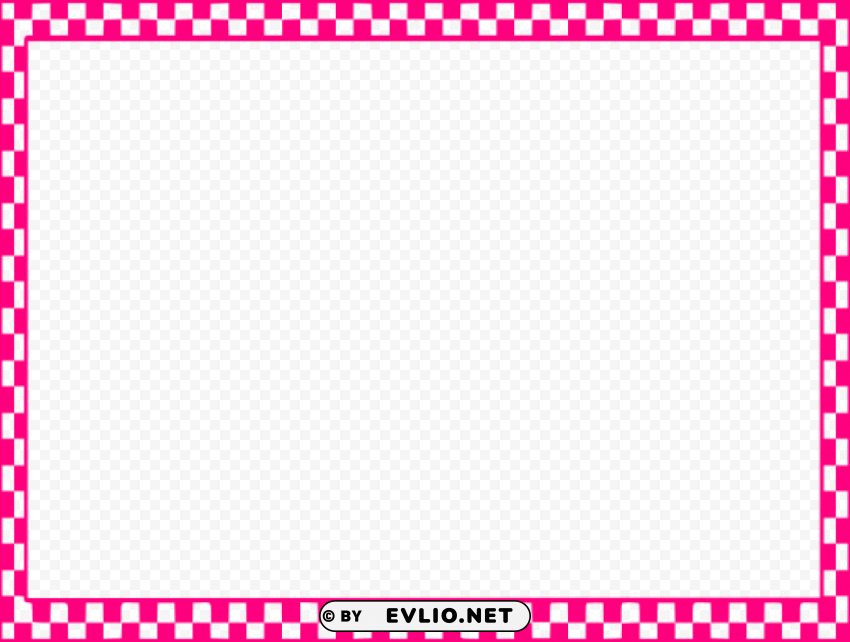 pink border frame pic Transparent Background Isolated PNG Figure