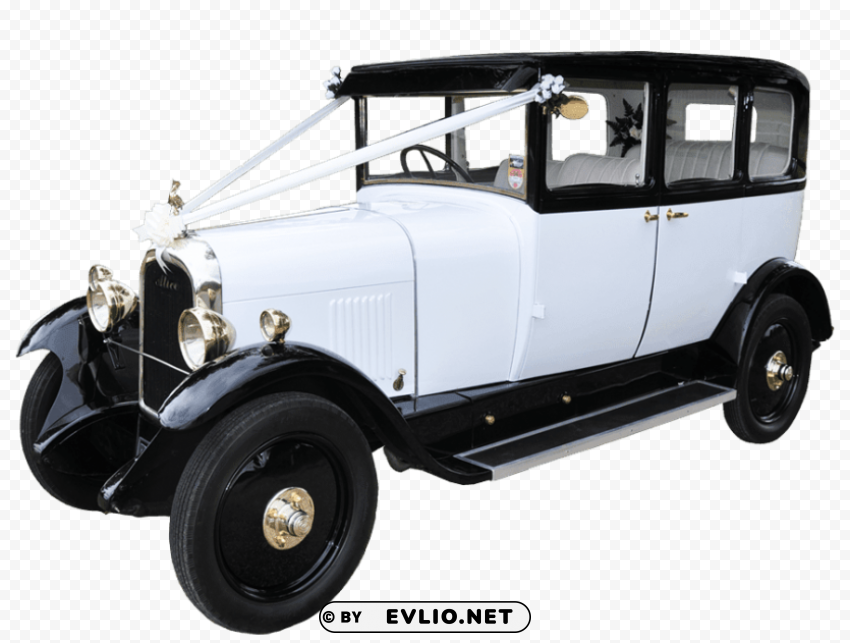 citroen vintage wedding car Clean Background Isolated PNG Graphic Detail