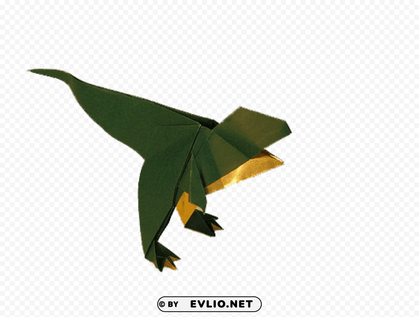dinosaur origami PNG images no background