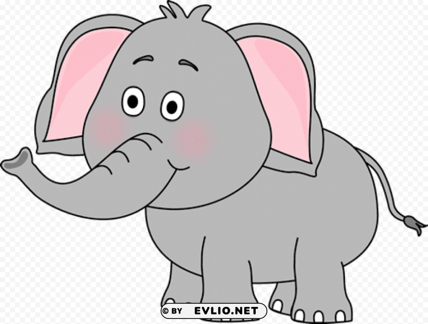 elephant Clean Background Isolated PNG Design