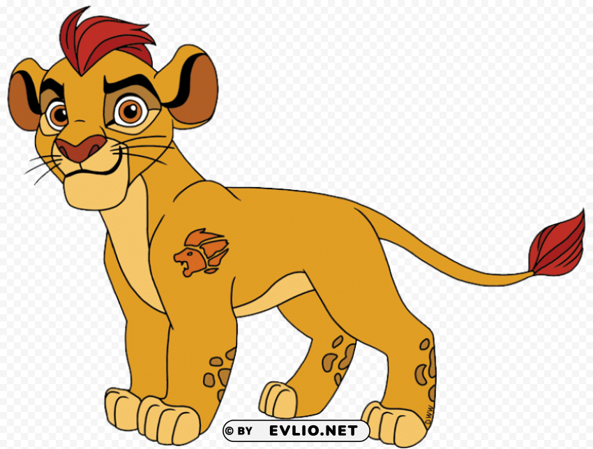 the lion king kion Clean Background Isolated PNG Graphic Detail