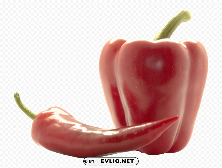 bell peppers Isolated Item with Transparent PNG Background
