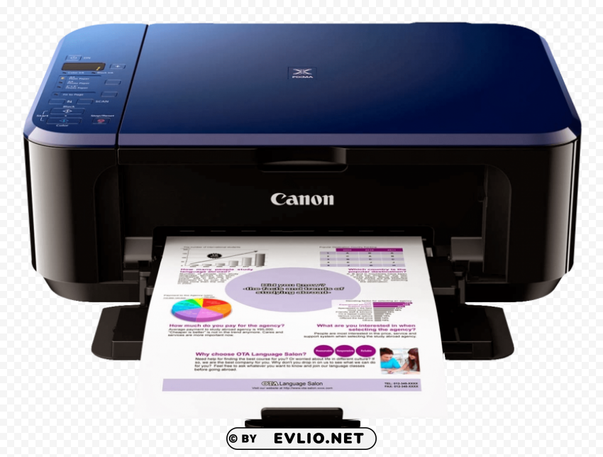 Canon Color Photo Printer PNG files with no royalties