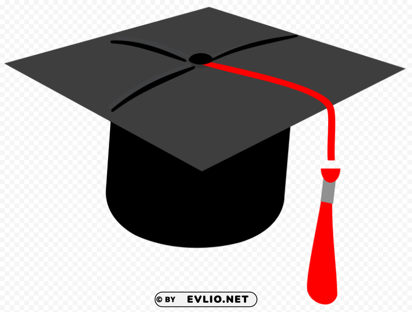 degree cap Clean Background Isolated PNG Illustration clipart png photo - 54f6f857