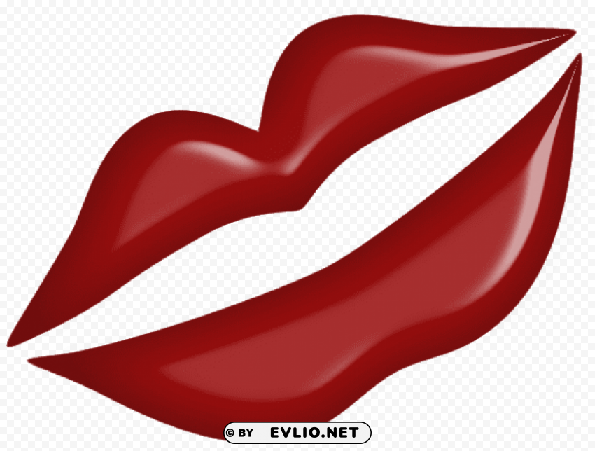 red kiss lips PNG files with no backdrop wide compilation