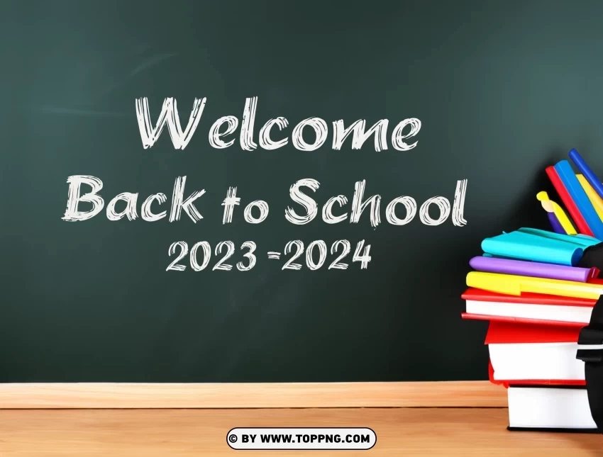 Educational Journey Ahead Back to School 2023 2024 Background PNG icons with transparency