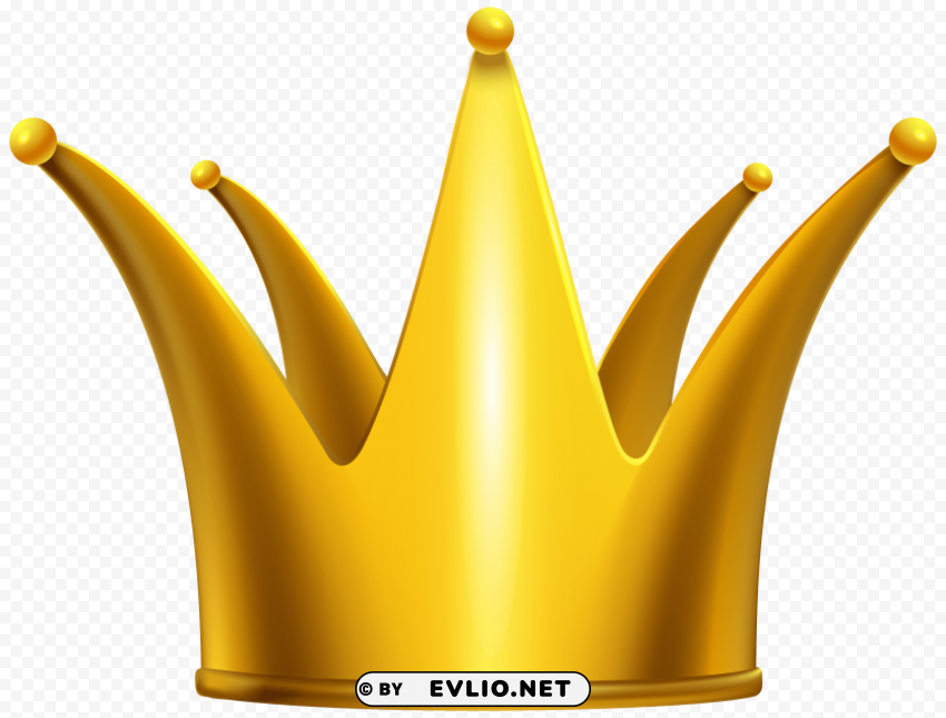 gold crown Clear PNG graphics free clipart png photo - 7f5be14e