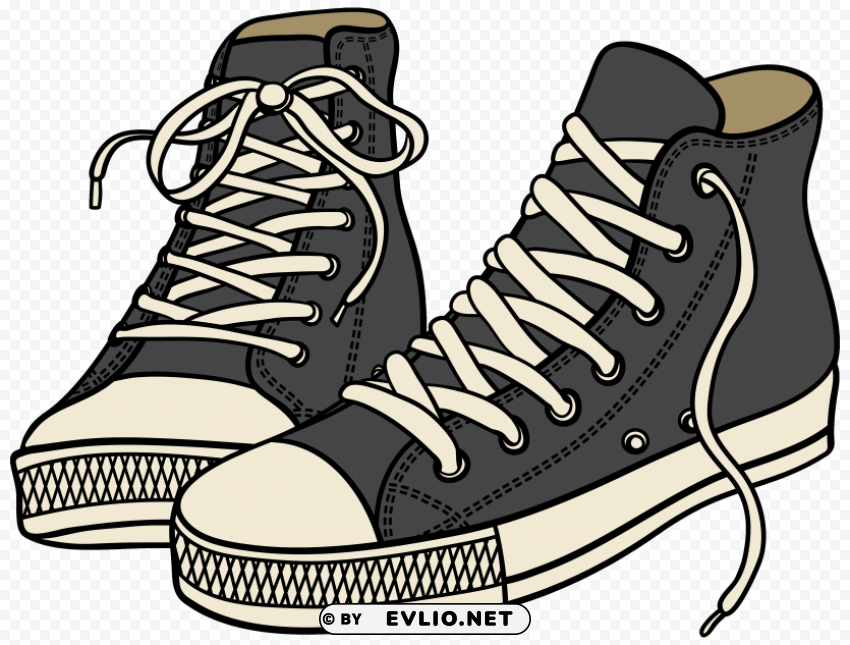 grey high sneakers PNG images with transparent canvas