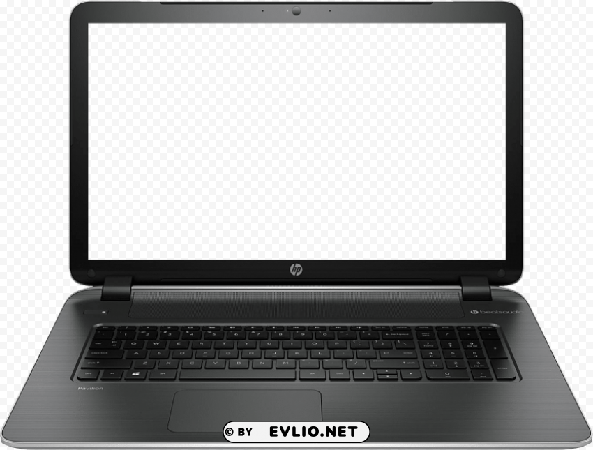 thin hp laptop HighQuality PNG with Transparent Isolation