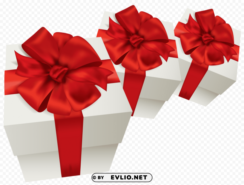 White Gift Boxes PNG Transparent Images Mega Collection