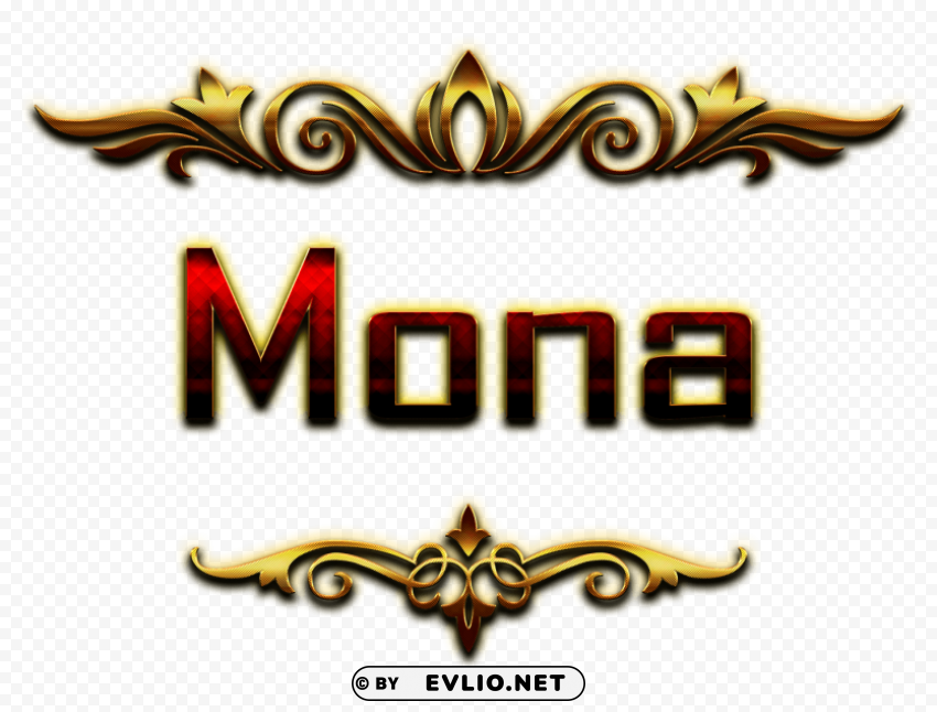 mona happy birthday balloons name Isolated Element in Clear Transparent PNG