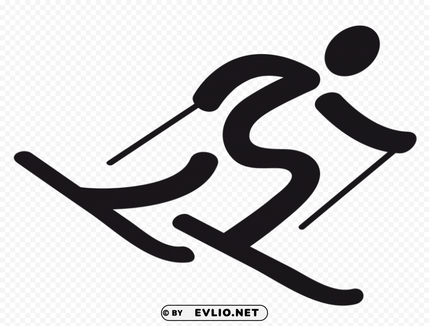 skiing PNG Image with Clear Isolated Object