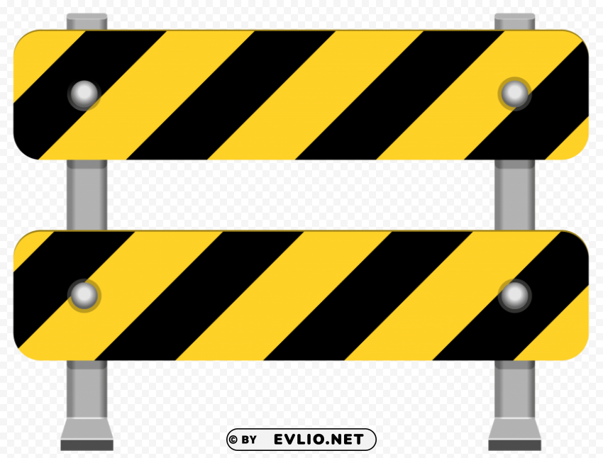 yellow road barricade PNG files with no royalties
