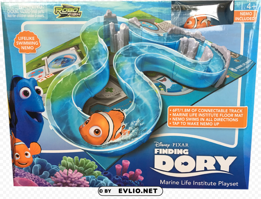 disney pixar finding dory marine life institute playset PNG images for editing