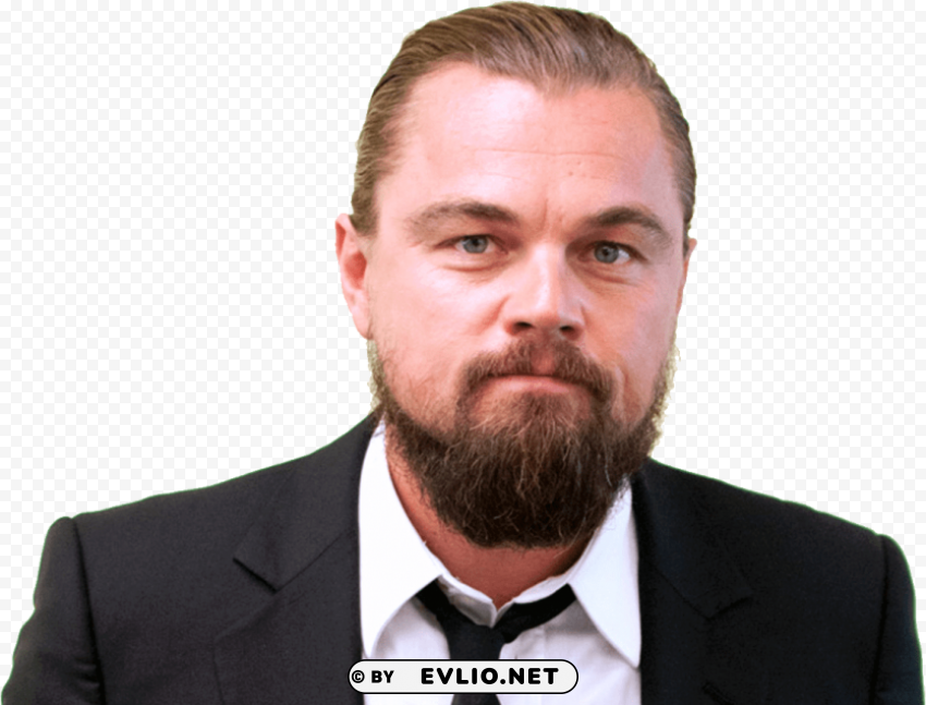 leonardo dicaprio PNG with isolated background