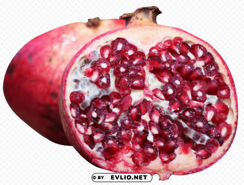 pomegranate Isolated Element in Clear Transparent PNG