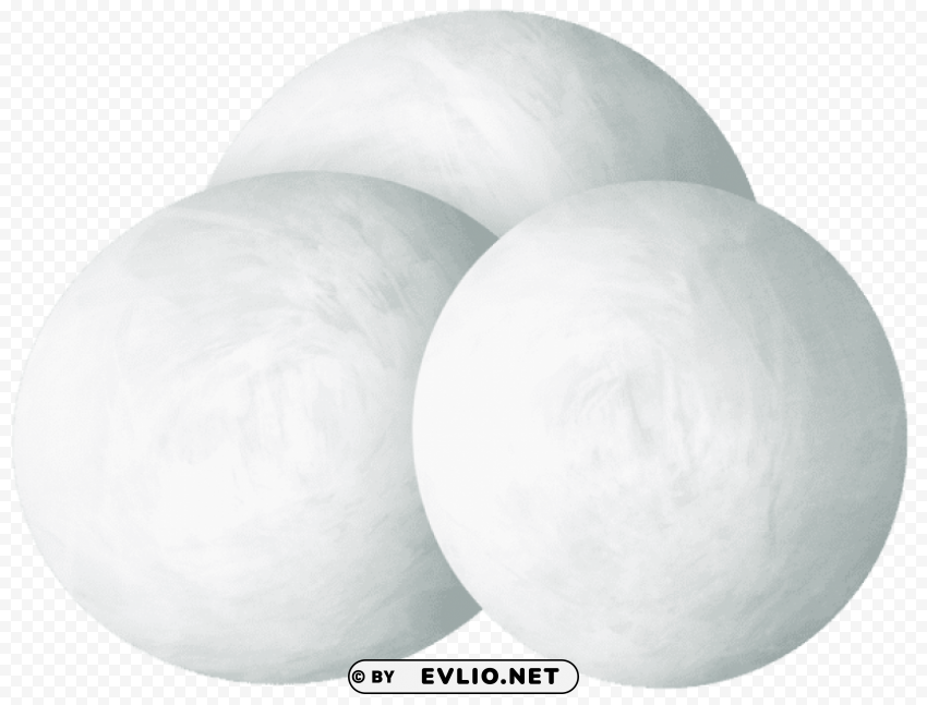 snowballs PNG images with transparent elements