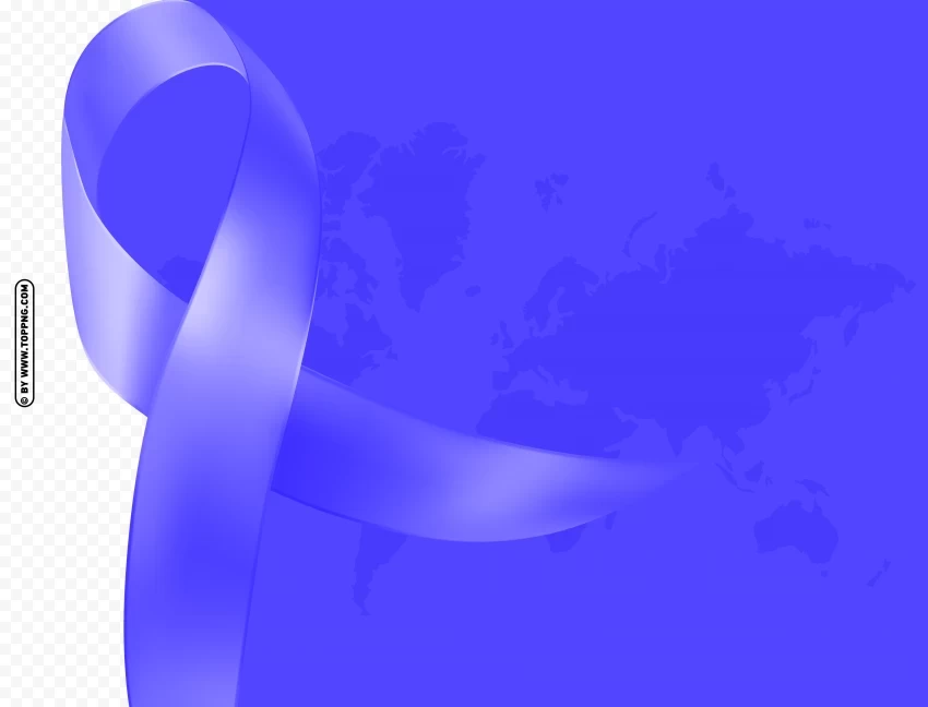 design of esophageal cancer template with ribbon Clear Background PNG Isolated Item