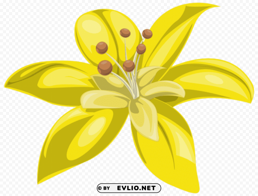 yellow flower PNG files with no backdrop pack