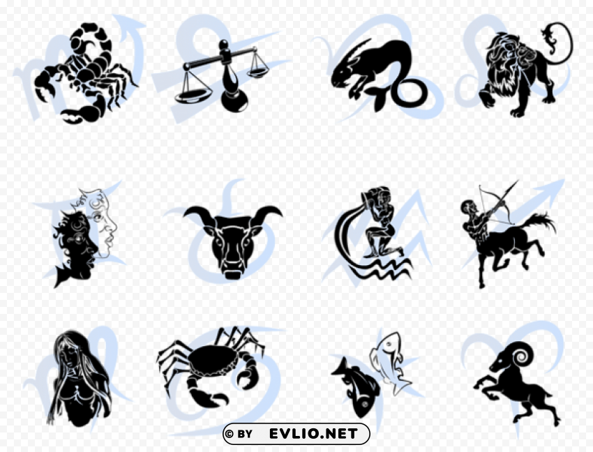 zodiac signs transparentpicture PNG Graphic with Clear Background Isolation