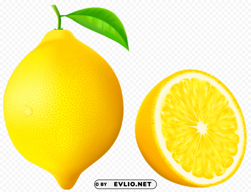 lemon vector Isolated Design Element in Clear Transparent PNG