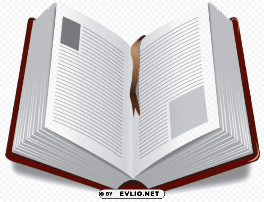 open book PNG file without watermark