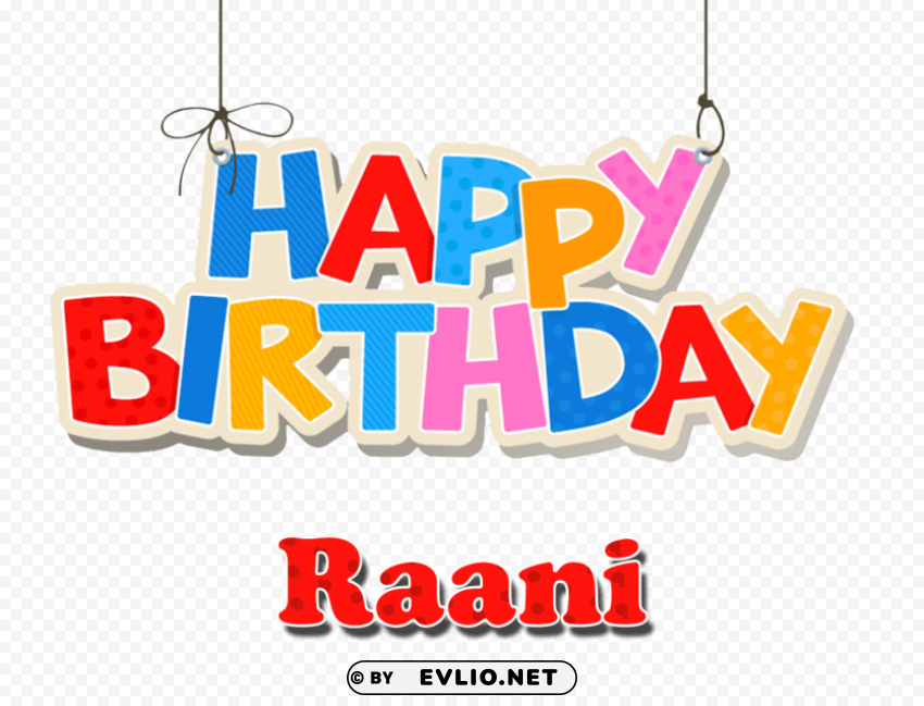 raani name logo PNG Graphic Isolated with Transparency