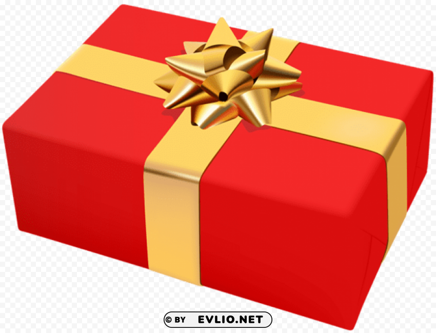 red gift box HighResolution PNG Isolated on Transparent Background