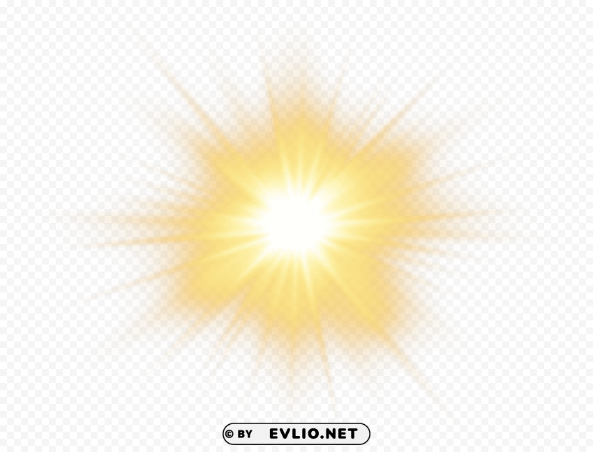 sun effect transparent PNG Image with Isolated Graphic