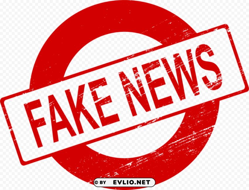 fake news stamp ClearCut Background PNG Isolated Subject