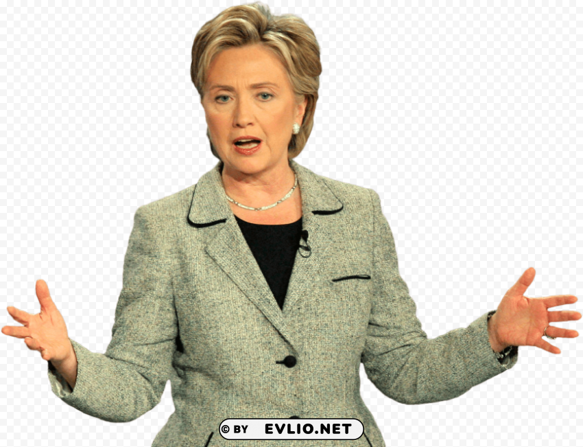 hillary clinton Transparent Background Isolated PNG Item