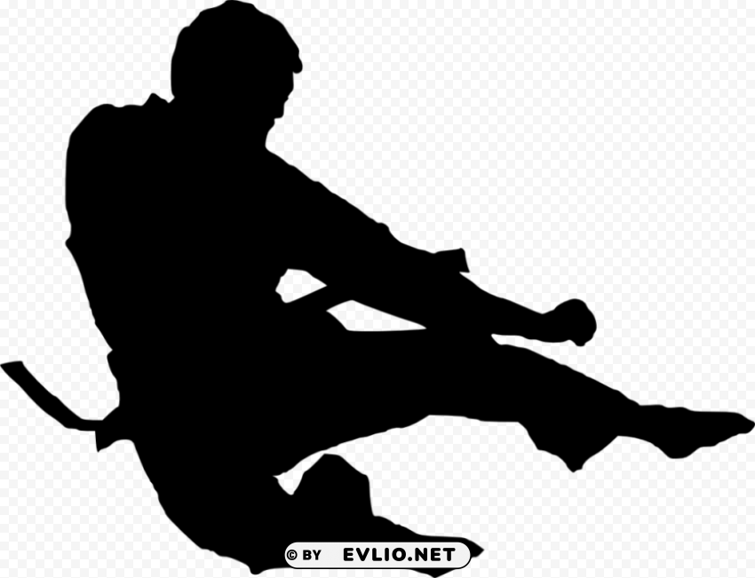 karate silhouette PNG images with transparent canvas