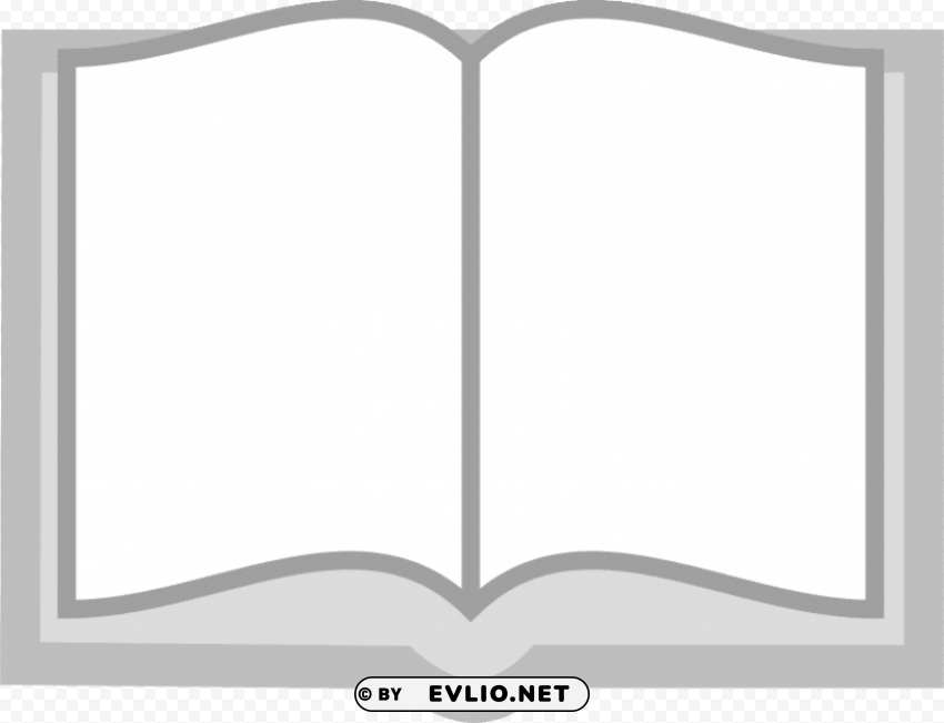 Open Standing Book PNG Free Transparent