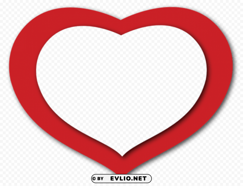  red heart PNG Image with Transparent Isolated Graphic Element