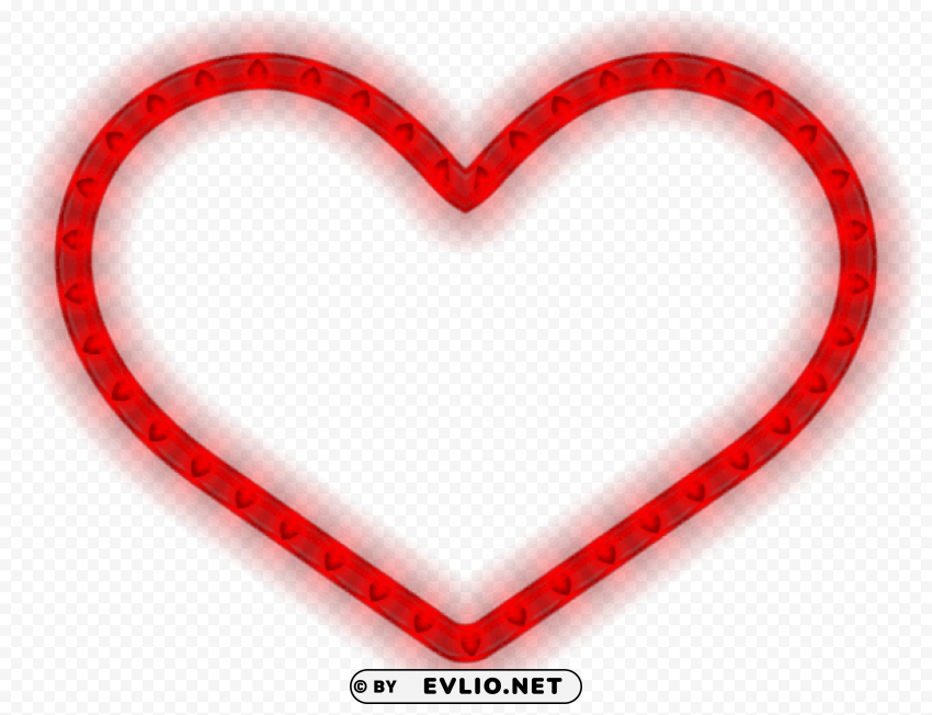 glowing heart HighResolution Transparent PNG Isolation