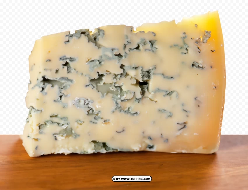 Gorgonzola Cheese Slice on a Wooden Table HD Transparent PNG files with no background free - Image ID 35b03d4b