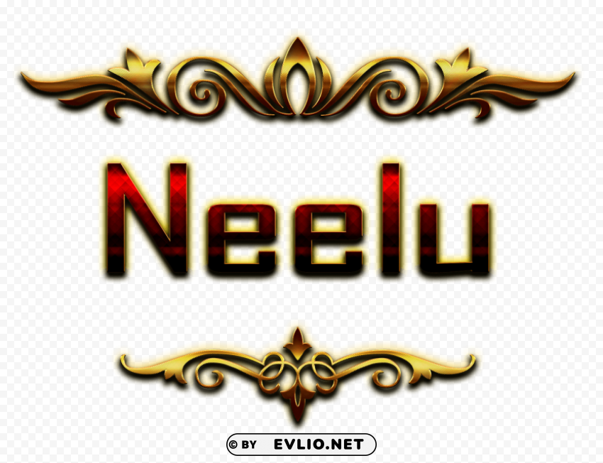 Neelu Happy Birthday Balloons Name PNG Graphics