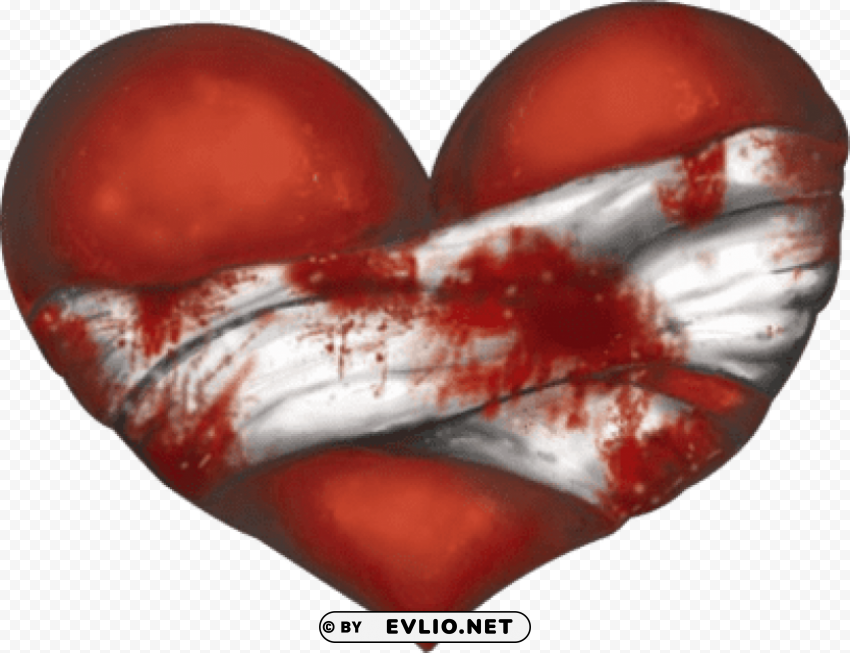 healing heart PNG with cutout background
