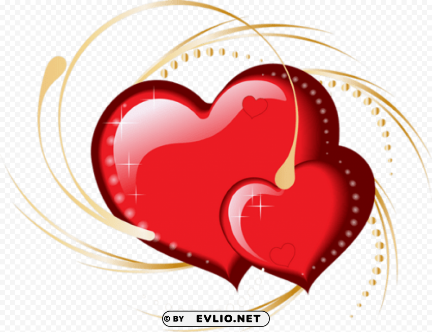 heart PNG with transparent overlay