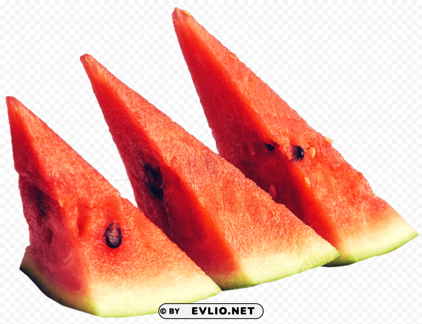 Sliced Ripe Watermelon PNG Graphic with Isolated Design