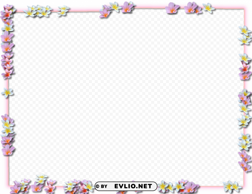 flowers borders pic Isolated Subject in HighQuality Transparent PNG
