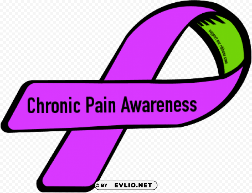 green chronic pain awareness ribbon PNG with no background free download