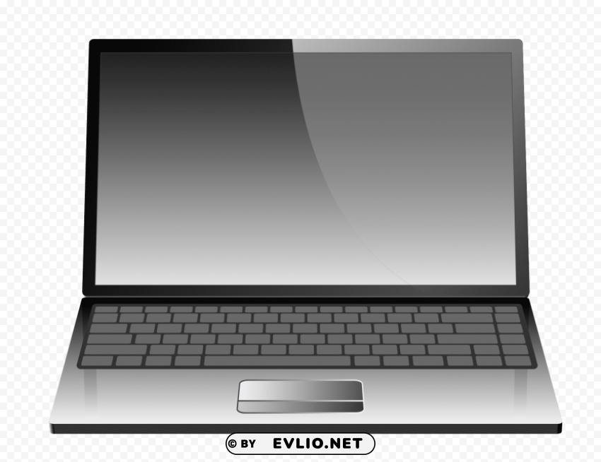 laptop notebook Isolated Character in Transparent PNG Format