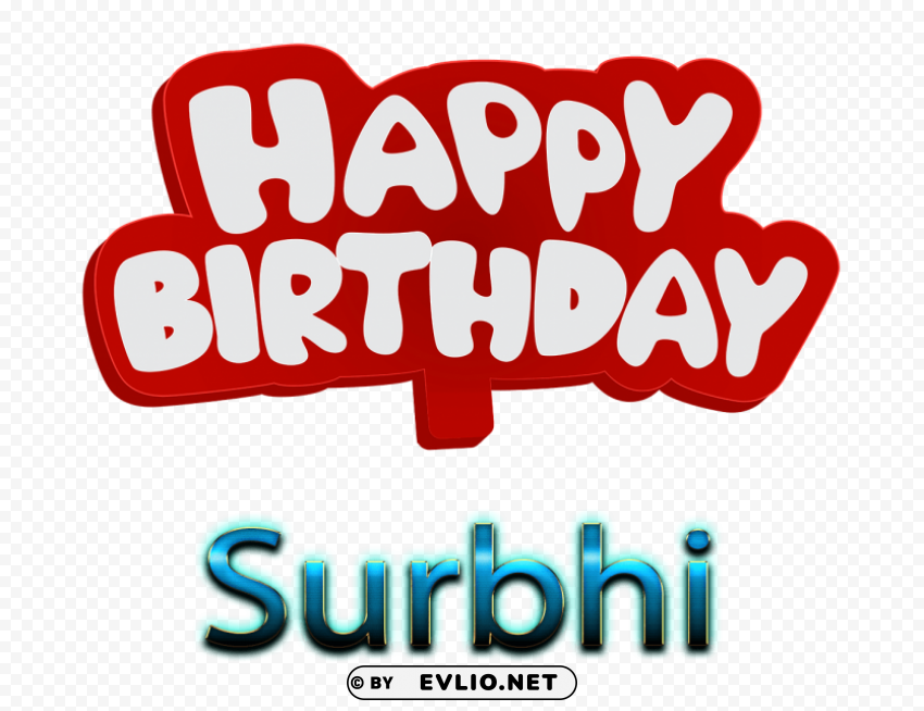 surbhi 3d letter name Transparent Background PNG Isolated Element PNG image with no background - Image ID 3c855051