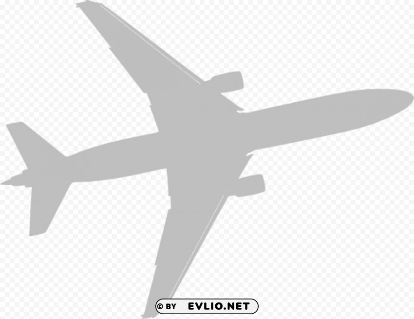 airplanegray with white background PNG for social media PNG transparent with Clear Background ID 9c975a5e