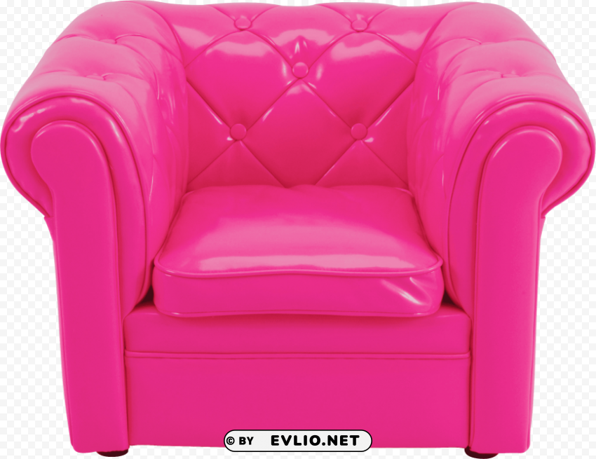 Armchair PNG Image Isolated On Clear Backdrop