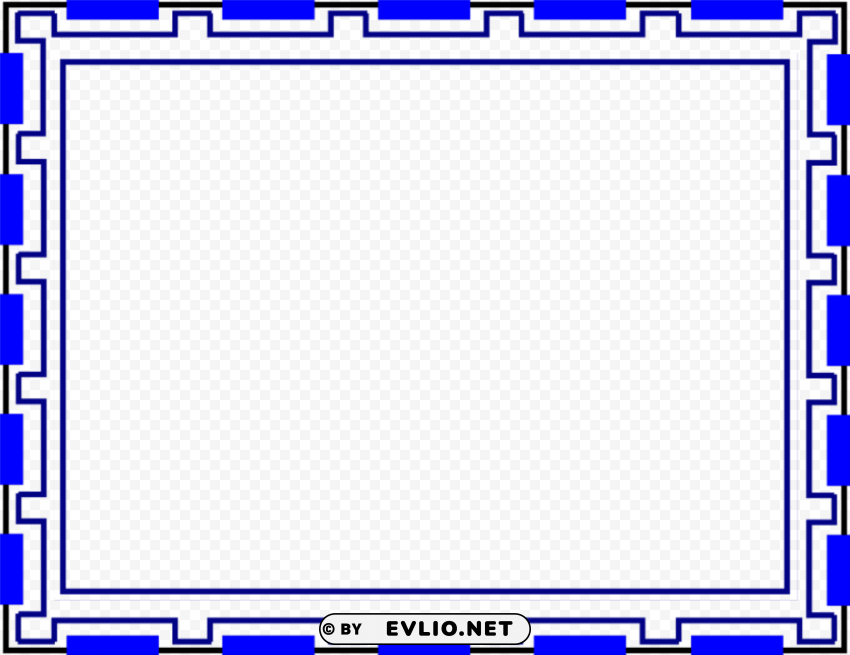 blue border frame PNG images with alpha transparency selection