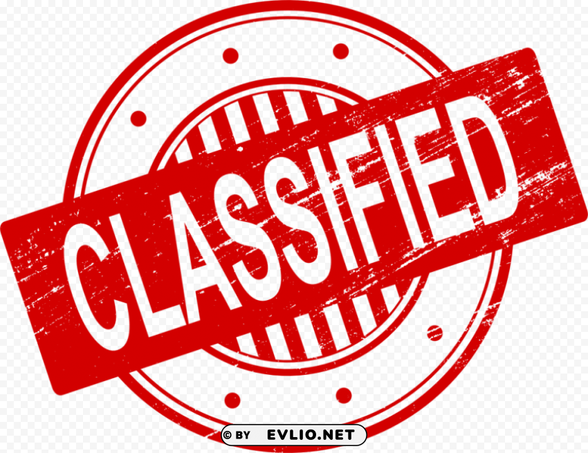 Classified Stamp Free PNG