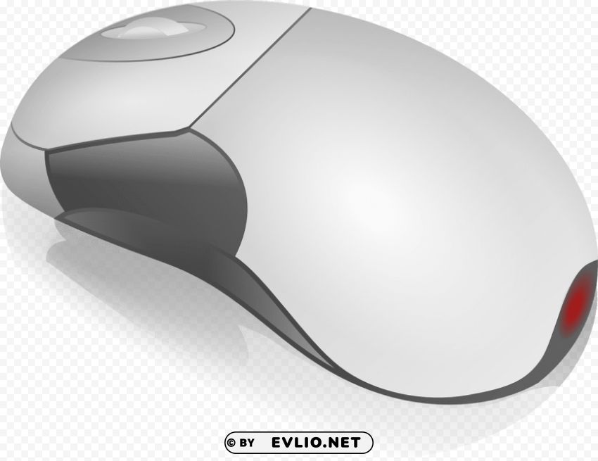 Computer Mouse Clean Background Isolated PNG Graphic